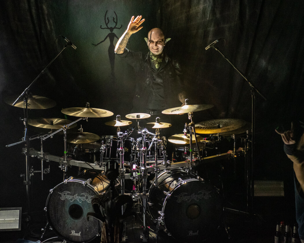 Nordisches Trio in der Hauptstadt: Finntroll im Tross mit der finnischen Melodic Death-Band Brymir sowie den isländischen Viking-Metallern Skalmöld. – Finntroll.