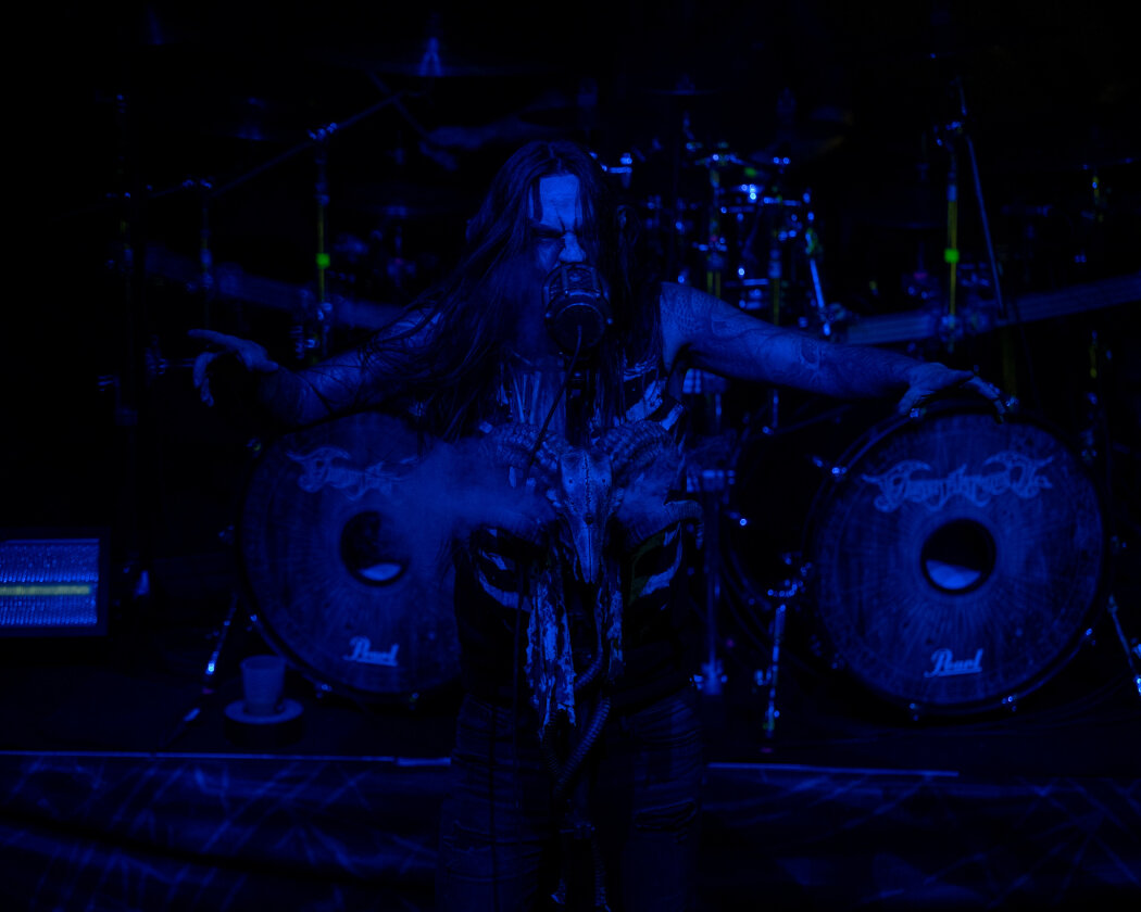 Nordisches Trio in der Hauptstadt: Finntroll im Tross mit der finnischen Melodic Death-Band Brymir sowie den isländischen Viking-Metallern Skalmöld. – Finntroll.