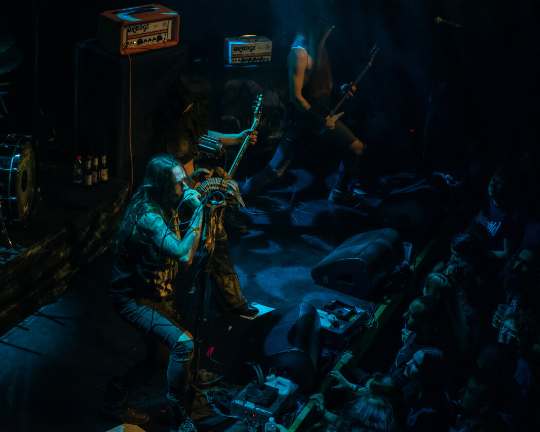 Nordisches Trio in der Hauptstadt: Finntroll im Tross mit der finnischen Melodic Death-Band Brymir sowie den isländischen Viking-Metallern Skalmöld. – Finntroll.