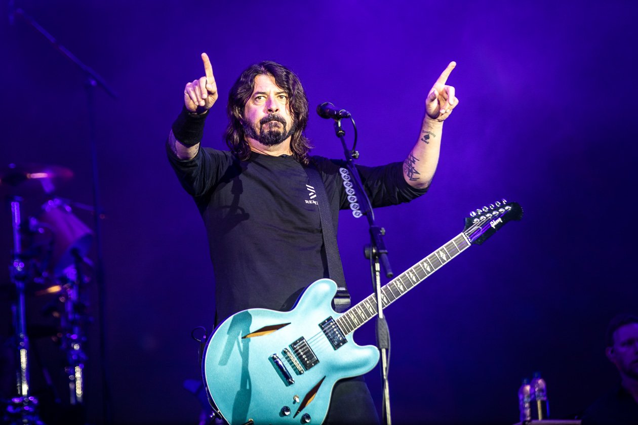 Dave Grohl und Band sorgten für die zünftige Abschlussparty am Festivalsonntag. – Foo Fighters.