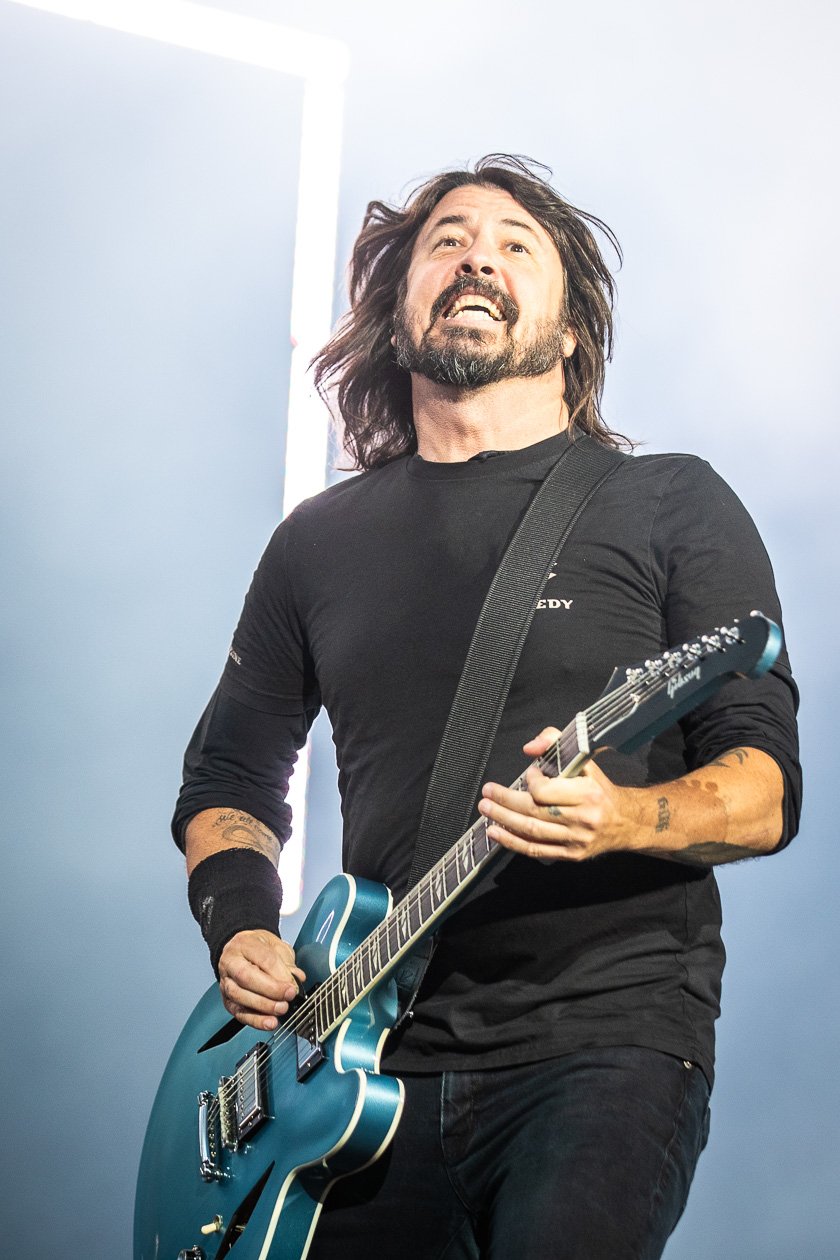 Dave Grohl und Band sorgten für die zünftige Abschlussparty am Festivalsonntag. – Foo Fighters.