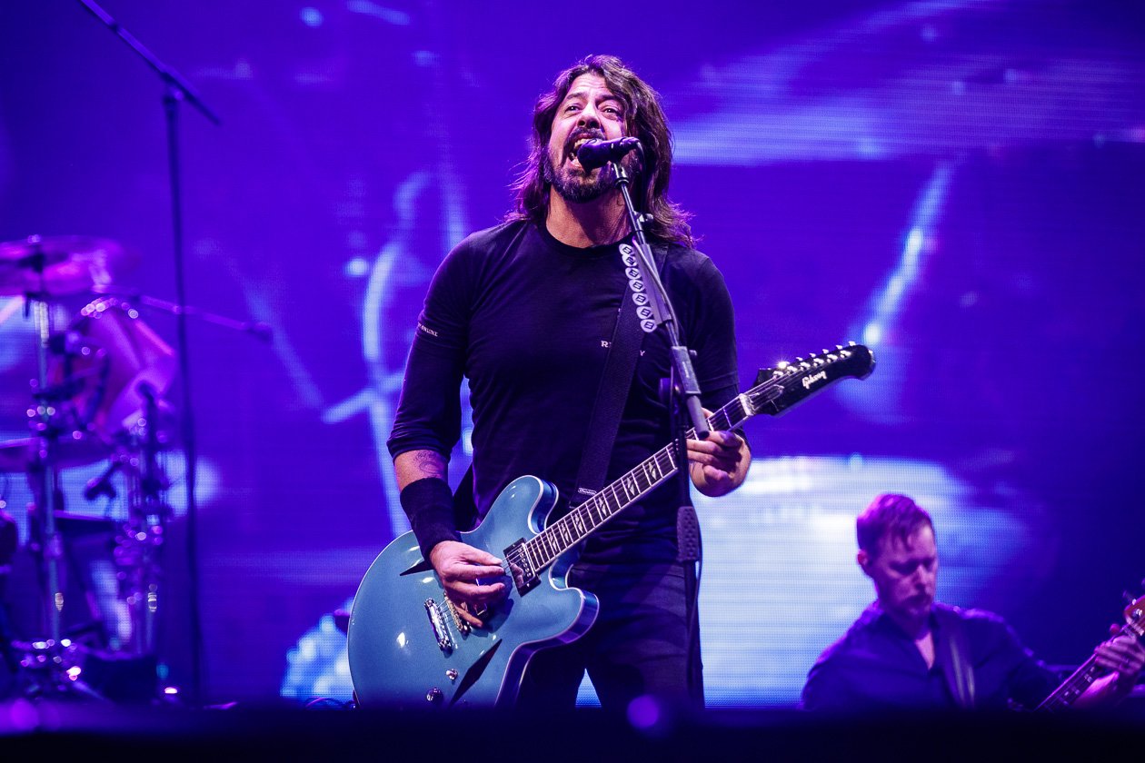 Dave Grohl und Band sorgten für die zünftige Abschlussparty am Festivalsonntag. – Foo Fighters.