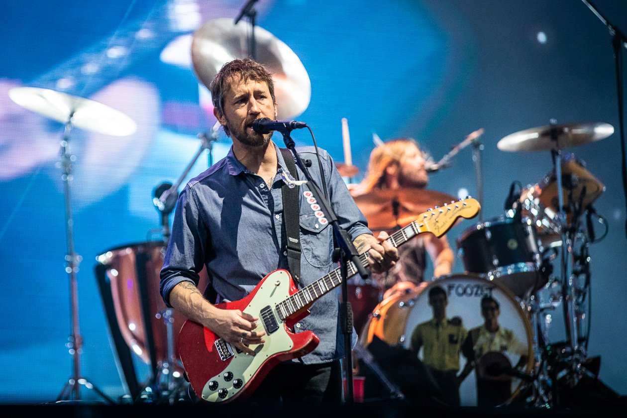 Dave Grohl und Band sorgten für die zünftige Abschlussparty am Festivalsonntag. – Foo Fighters.