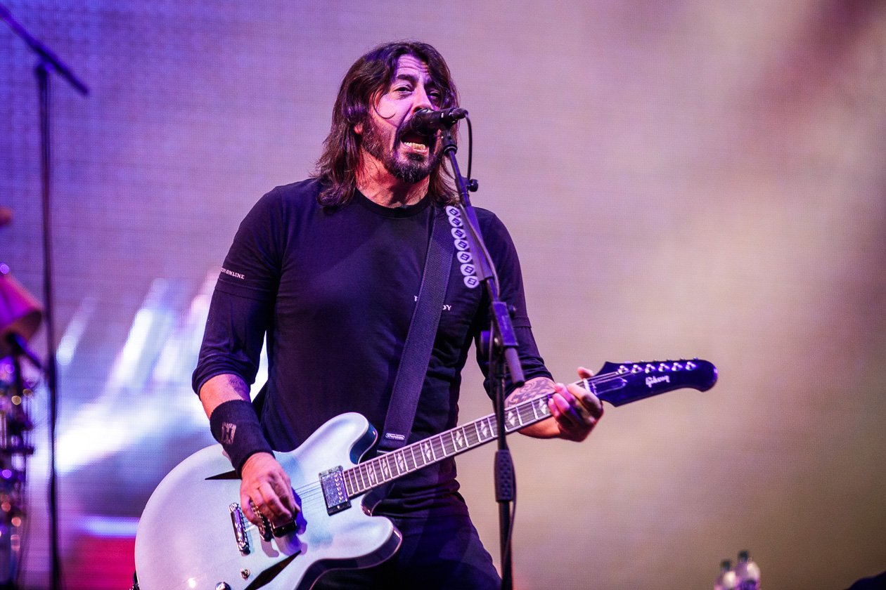 Dave Grohl und Band sorgten für die zünftige Abschlussparty am Festivalsonntag. – Foo Fighters.