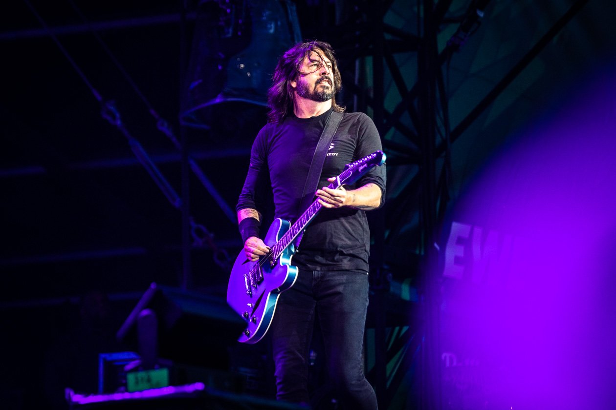 Dave Grohl und Band sorgten für die zünftige Abschlussparty am Festivalsonntag. – Foo Fighters.