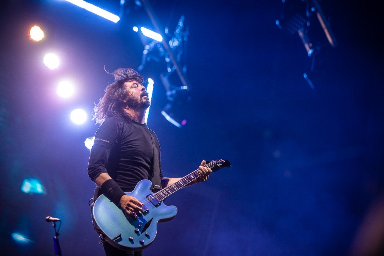 Dave Grohl und Band sorgten für die zünftige Abschlussparty am Festivalsonntag. – Foo Fighters.