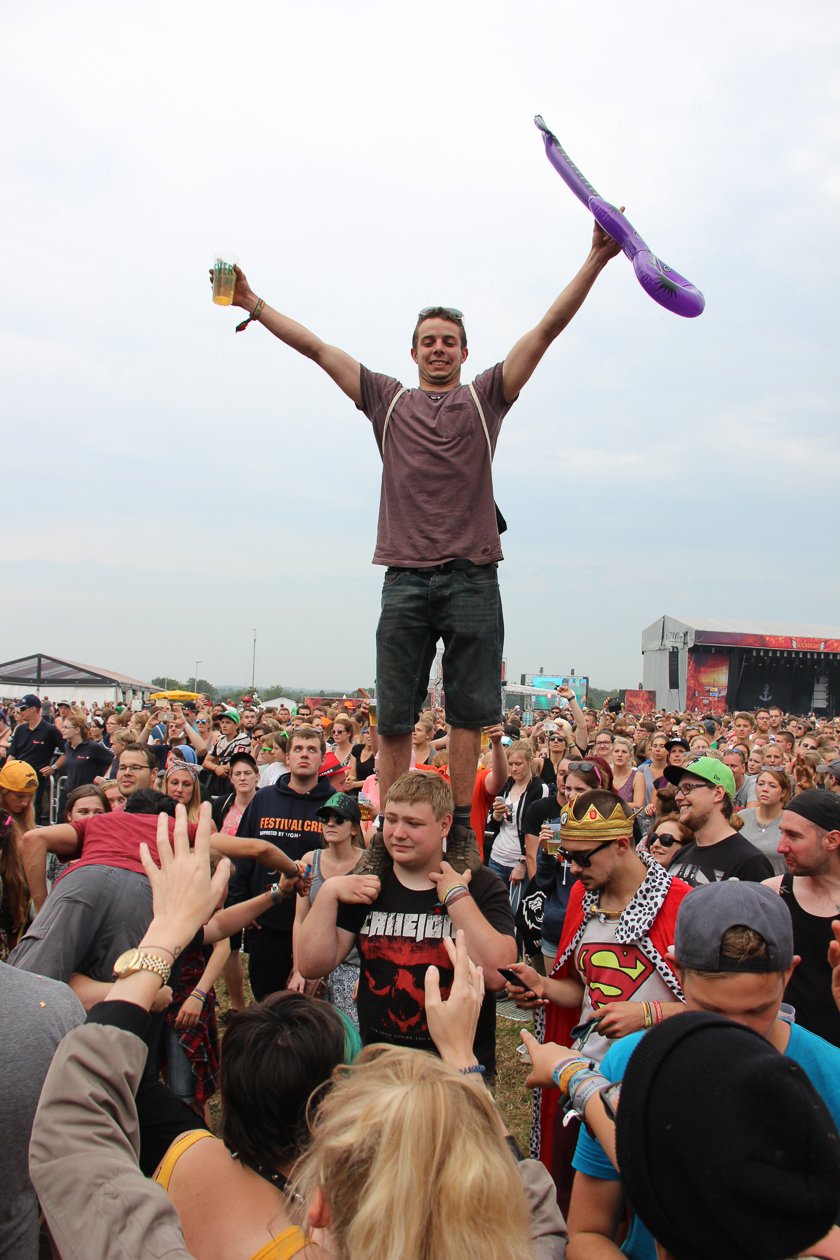 Alle Fotos zum Festival an der Nordsee. – Immer die Balance halten.