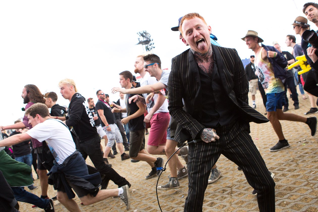 Das ganze Jahr über in den Clubs und auf Festivals unterwegs: Ausgewählte Bilder der laut.de-Fotografen. – Frank Carter.