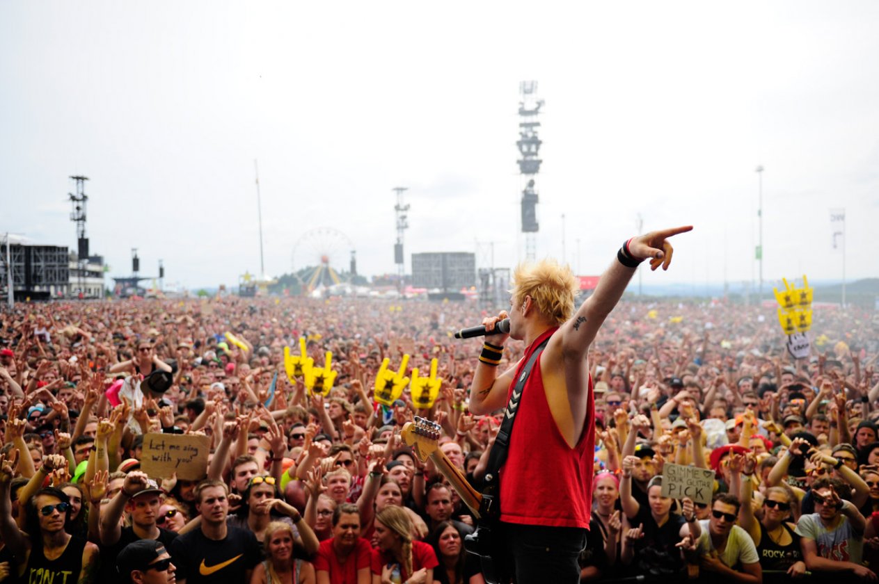 Das ganze Jahr über in den Clubs und auf Festivals unterwegs: Ausgewählte Bilder der laut.de-Fotografen. – Sum 41.