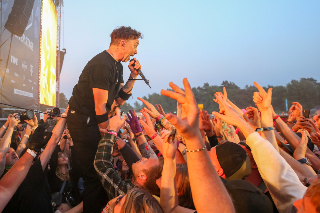 Sonne satt in Scheeßel: Rise Against, Electric Callboy, Biffy Clyro, Olli Schulz, The Prodigy, Hot Water Music u.a. – Rise Against.