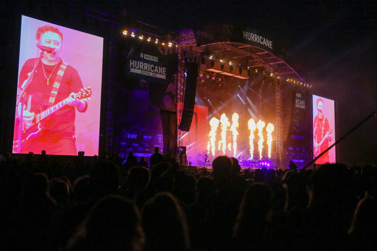 Sonne satt in Scheeßel: Rise Against, Electric Callboy, Biffy Clyro, Olli Schulz, The Prodigy, Hot Water Music u.a. – Rise Against.