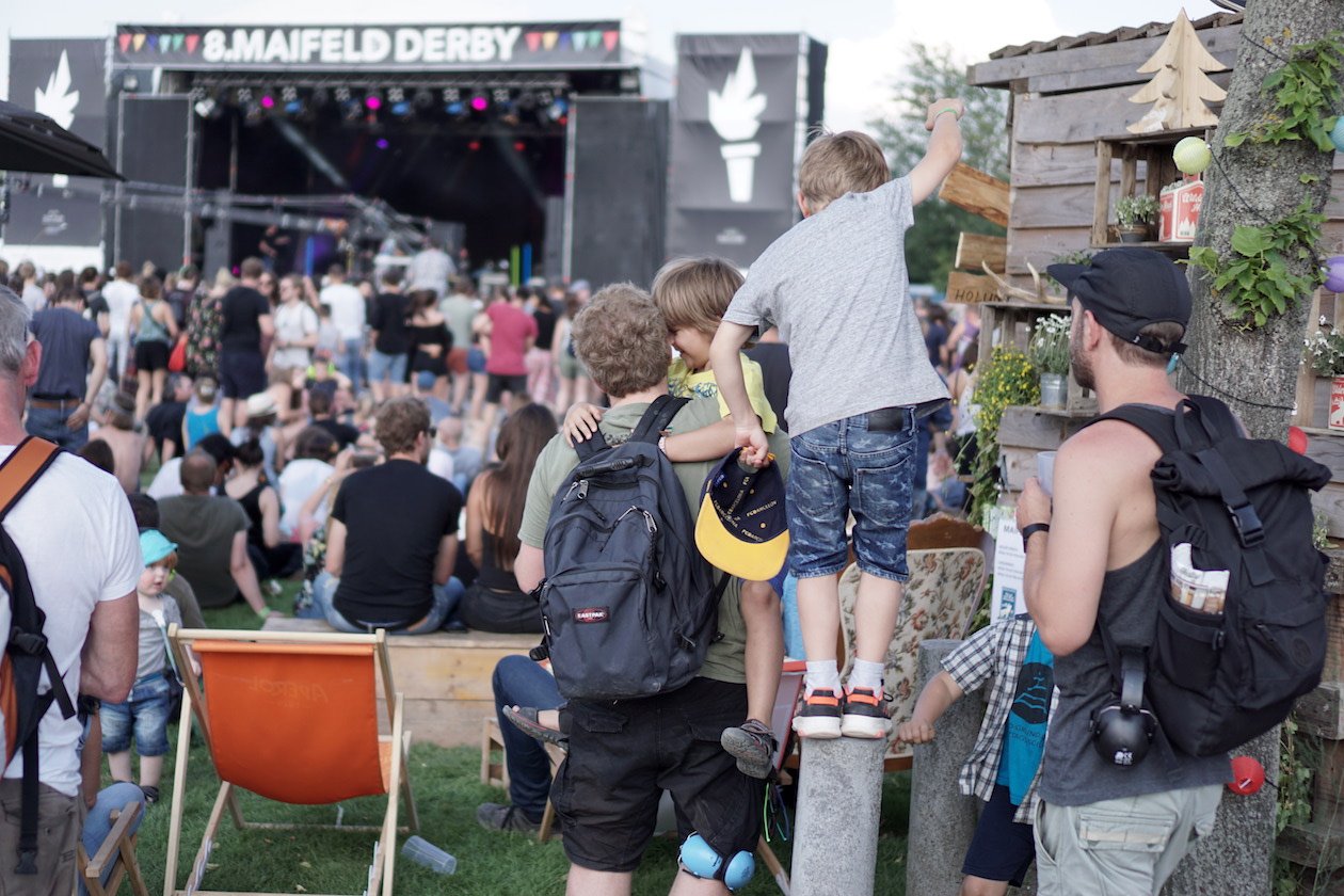Gut 15.000 Besucher kamen zur achten Festivalauflage auf das Mannheimer Maimarktgelände. – Familientauglich. 
