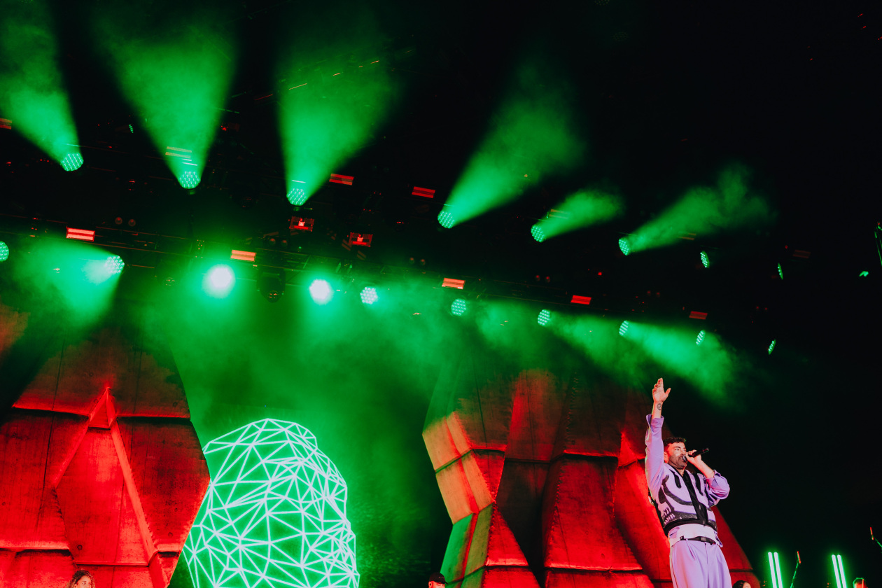 90.000 Fans und das Gelände ist brechend voll:  Volbeat, Electric Callboy, Papa Roach, Marteria, Within Temptation, Mastodon u.v.a. – Marteria.