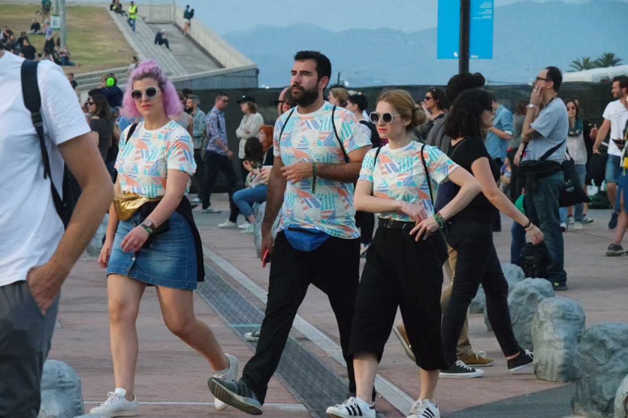Aktuelle Fotos vom Festival in Barcelona – Immer rauf aufs Gelände.