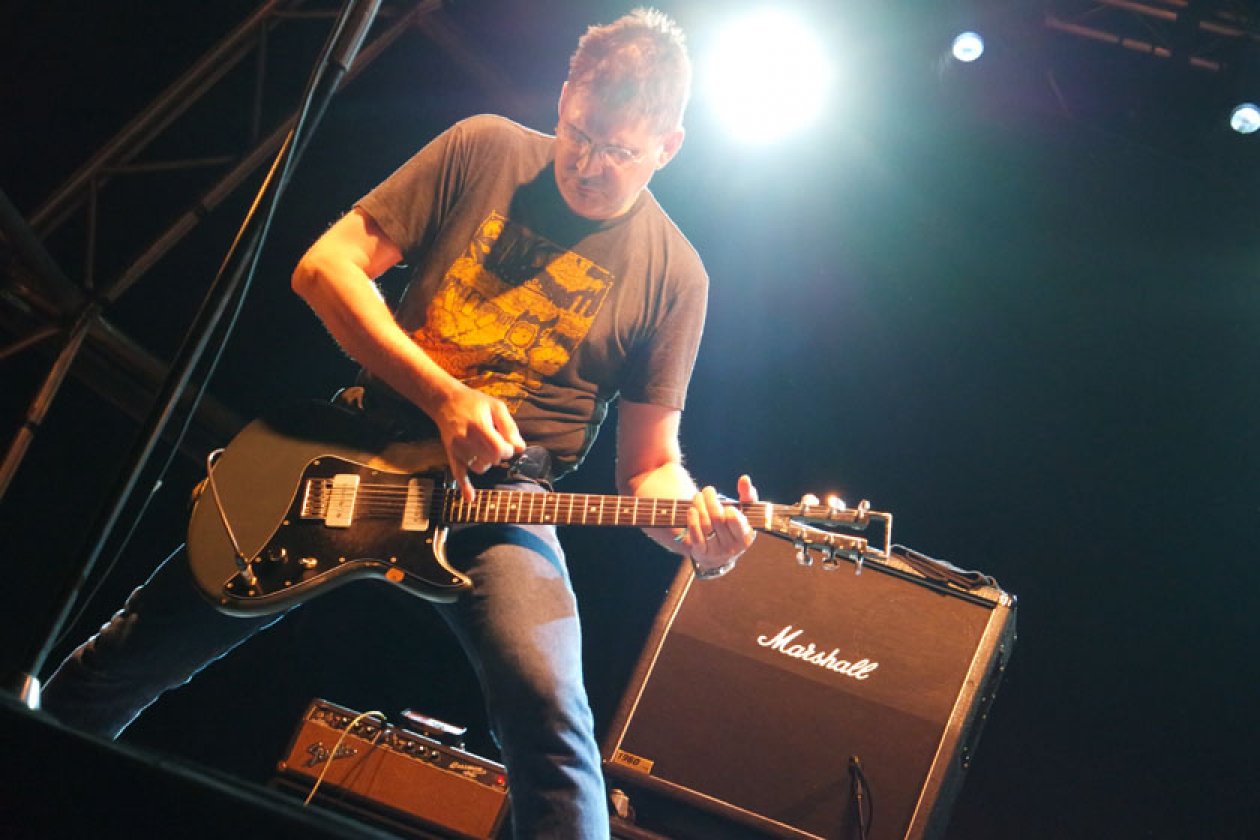 Aktuelle Fotos vom Festival in Barcelona – Shellac ist die Band von Star-Produzent Steve Albini (Nirvana).