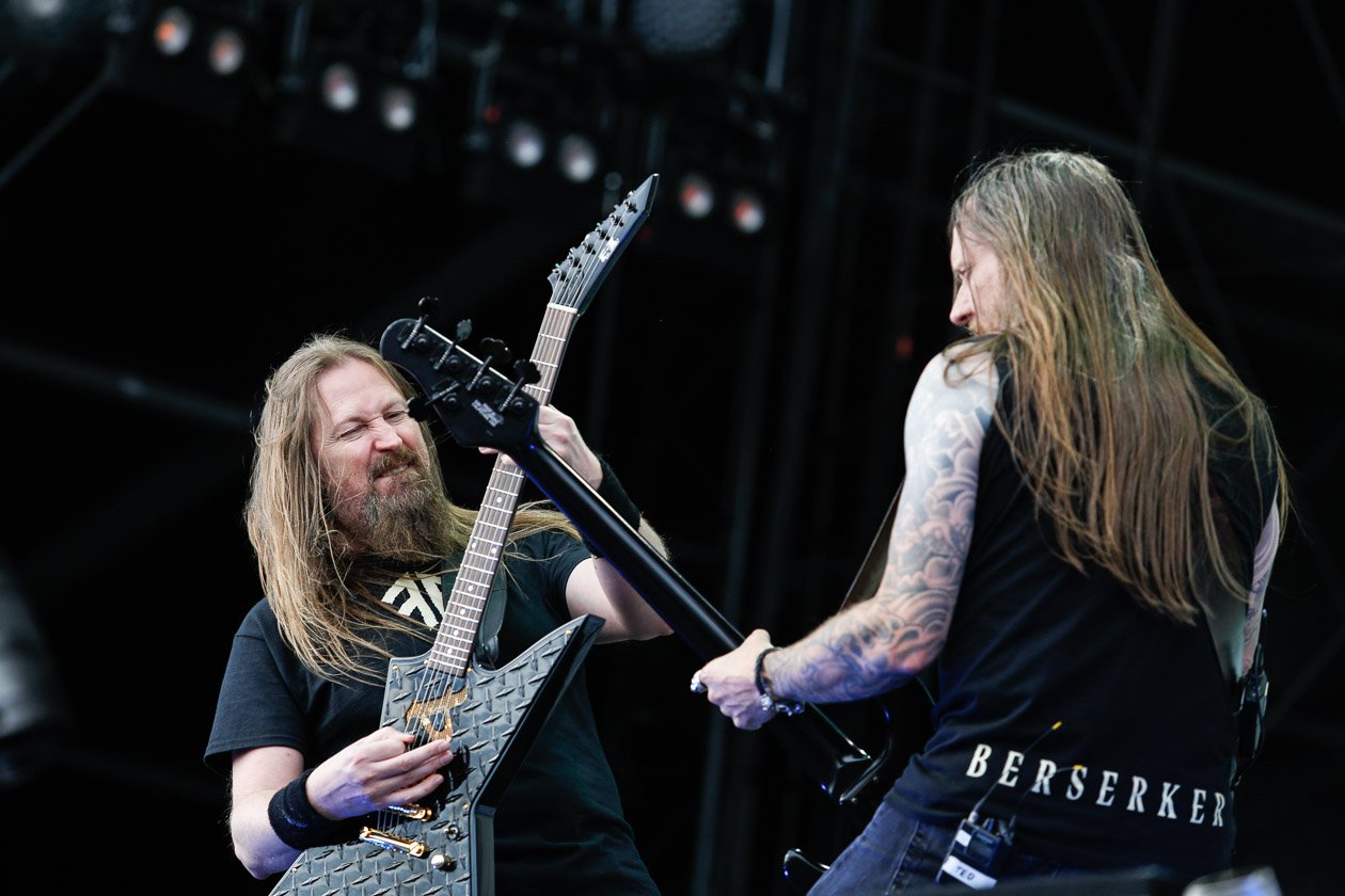 Am letzten Tag warten Slipknot als Headliner. – Amon Amarth.