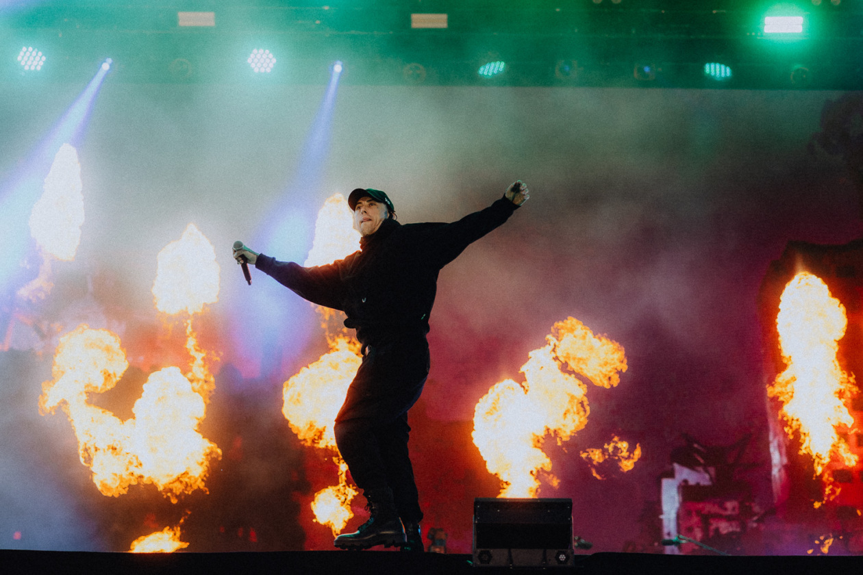 Die Party ist in vollem Gange und der zweite Festivaltag läuft auf seinen Höhepunkt zu. – ... Falling In Reverse.
