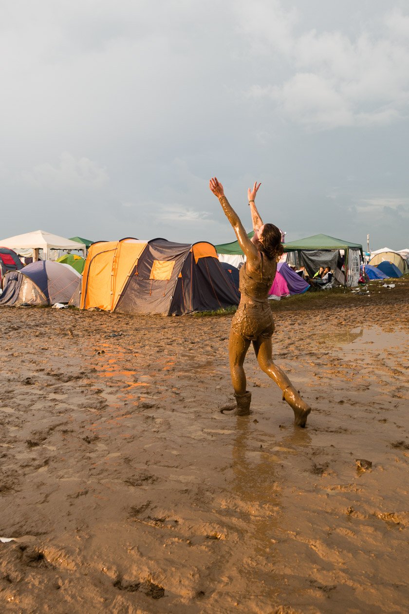 Der Festivalsamstag in der Vulkaneifel. – ... am Sonntagmorgen dann leider weniger.