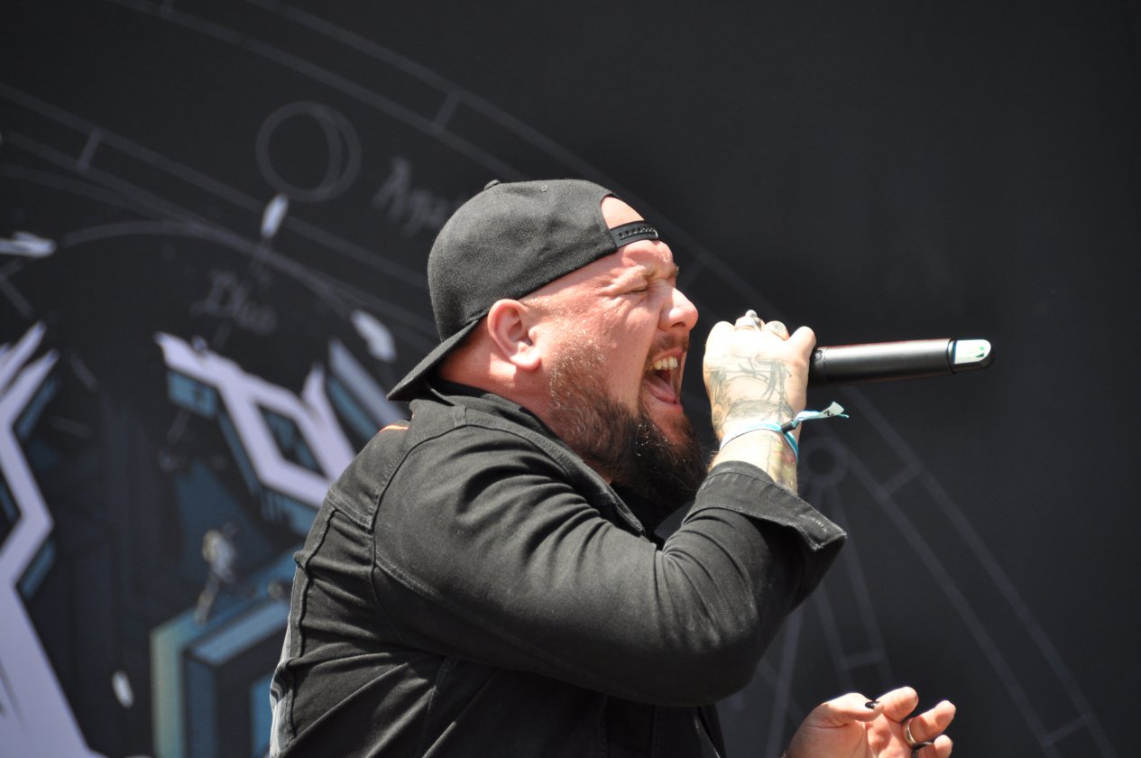 Gute Stimmung und tolles Wetter bei Tool, Slipknot, Die Ärzte etc. beim RaR-Schwesterfestival auf dem Zeppelinfeld nahe Nürnberg. – Atreyu.