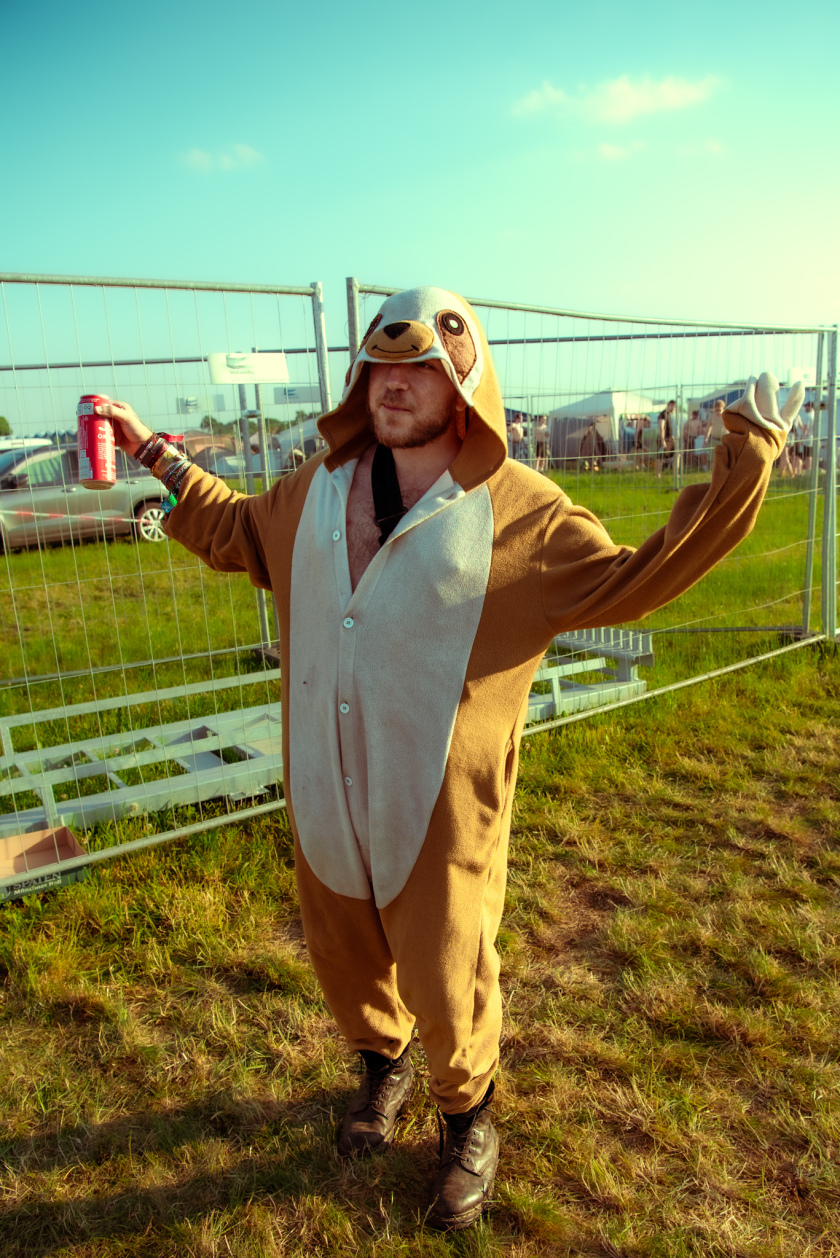 Es ist angerichtet bei perfektem, wenn auch glühend heißem Festivalwetter! – Faultierchen.