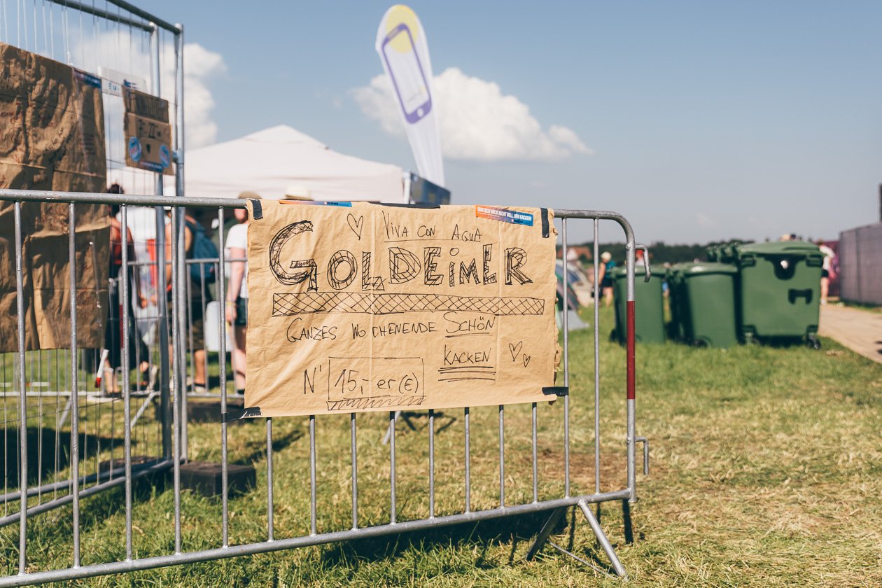 Alle Fotos zum Festival im Süden. – ... die Geberlaune auch.