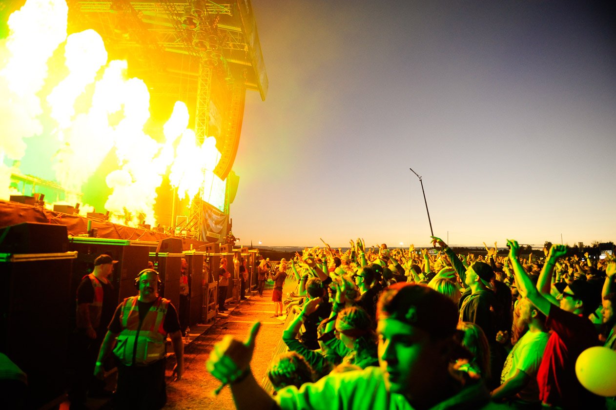 Am letzten Festivaltag gaben noch mal alle Gas: vor und auf den Bühnen. – Axwell Λ Ingrosso.