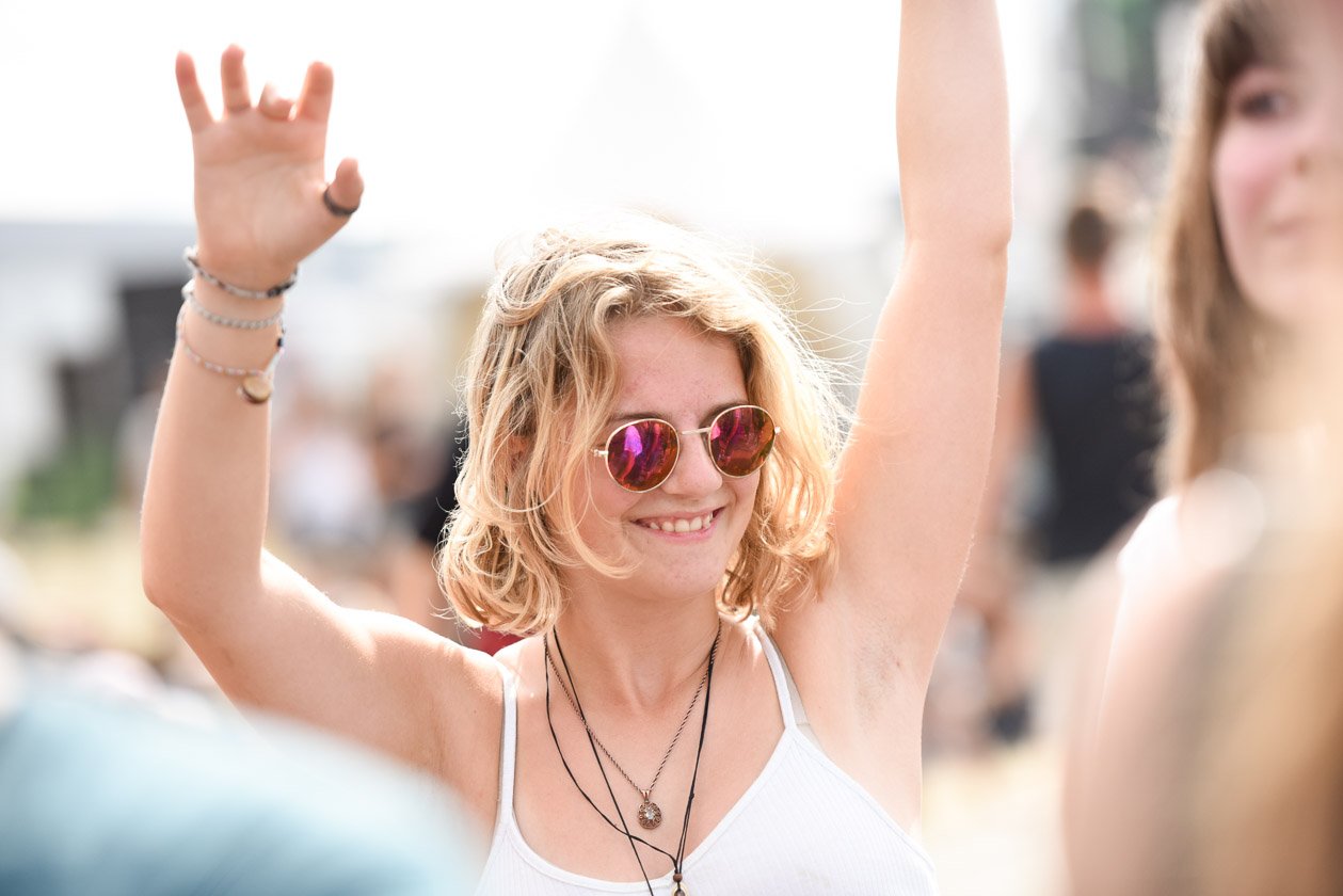 Am letzten Festivaltag gaben noch mal alle Gas: vor und auf den Bühnen. – Girl power ...