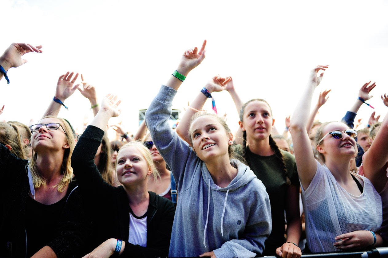 Am letzten Festivaltag gaben noch mal alle Gas: vor und auf den Bühnen. – ... hat sein Publikum