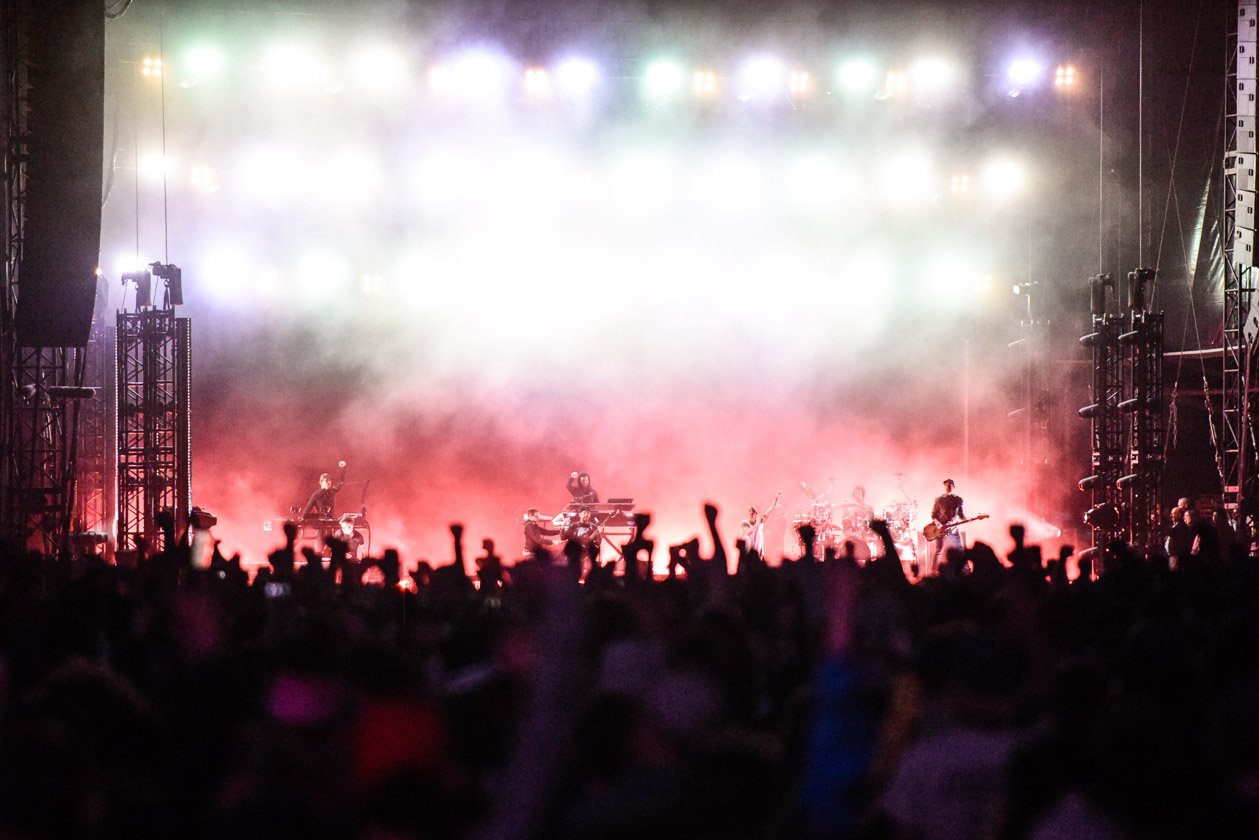 Am letzten Festivaltag gaben noch mal alle Gas: vor und auf den Bühnen. – Linkin Park.