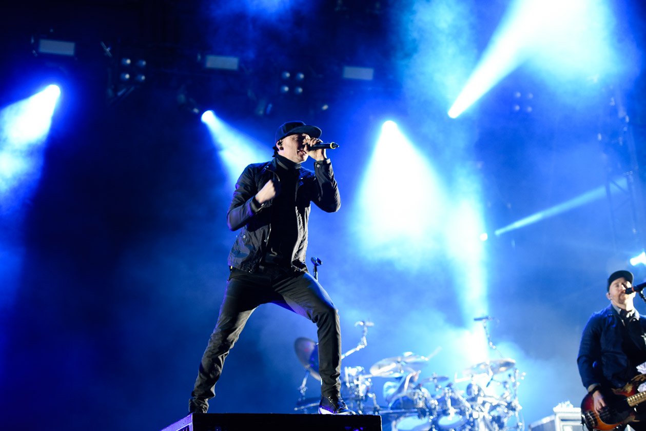 Am letzten Festivaltag gaben noch mal alle Gas: vor und auf den Bühnen. – Linkin Park.