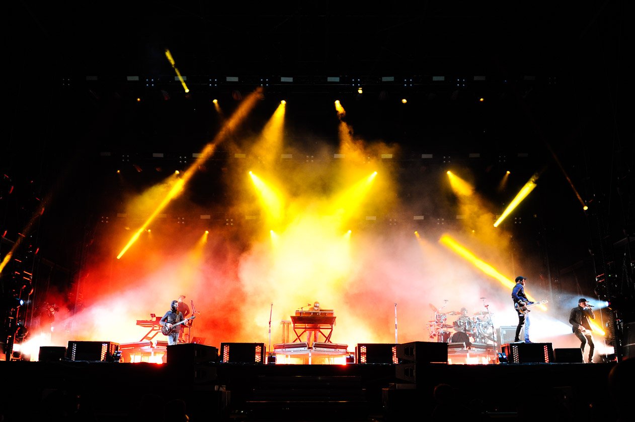 Am letzten Festivaltag gaben noch mal alle Gas: vor und auf den Bühnen. – Linkin Park.
