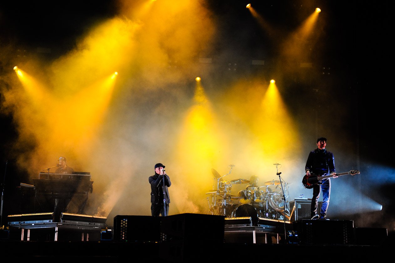 Am letzten Festivaltag gaben noch mal alle Gas: vor und auf den Bühnen. – Linkin Park.