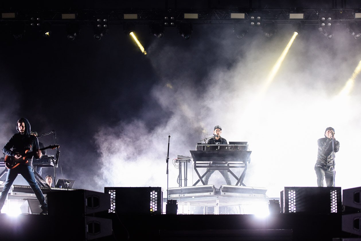 Am letzten Festivaltag gaben noch mal alle Gas: vor und auf den Bühnen. – Linkin Park.