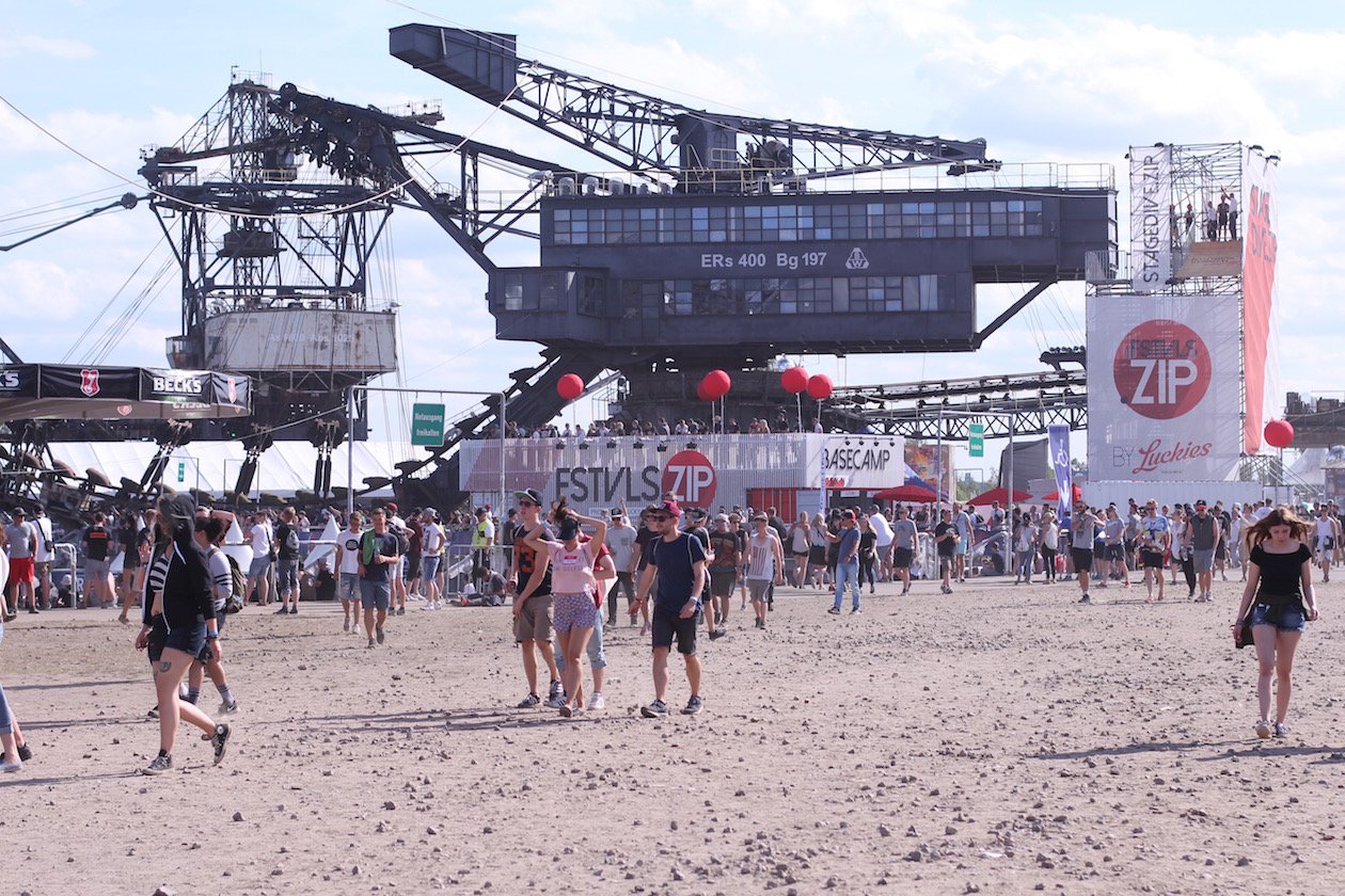 Ferropolis im Sternzeichen des Hip Hop! – Am Samstag füllt sich das Festivalgelände wieder.