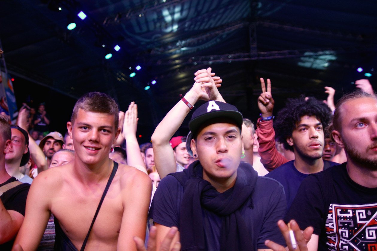 Ferropolis im Sternzeichen des Hip Hop! – And his fans. 