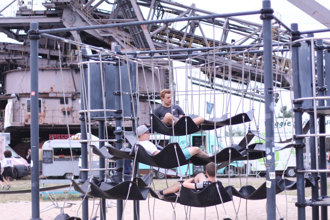 Ferropolis im Sternzeichen des Hip Hop! – Erst mal chillen. 