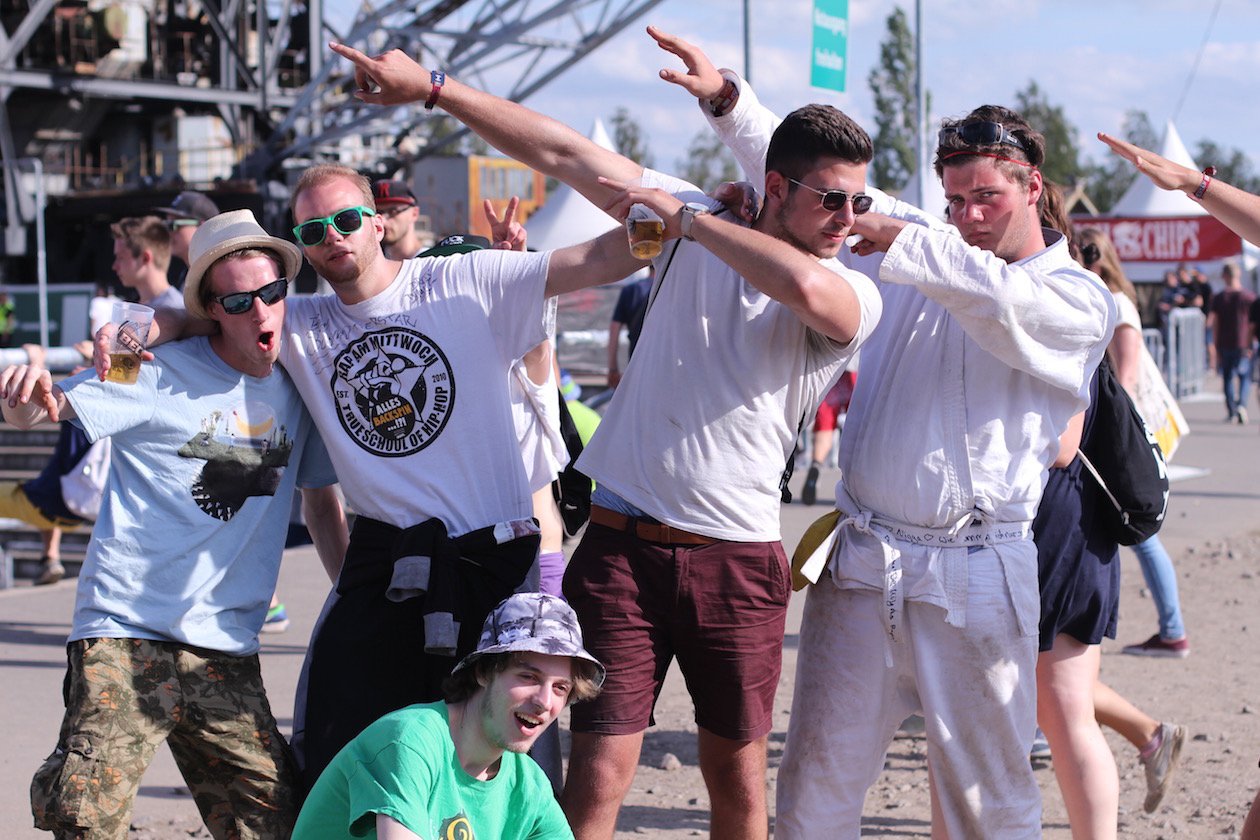 Ferropolis im Sternzeichen des Hip Hop! – Die Geste beim Splash! 2016.