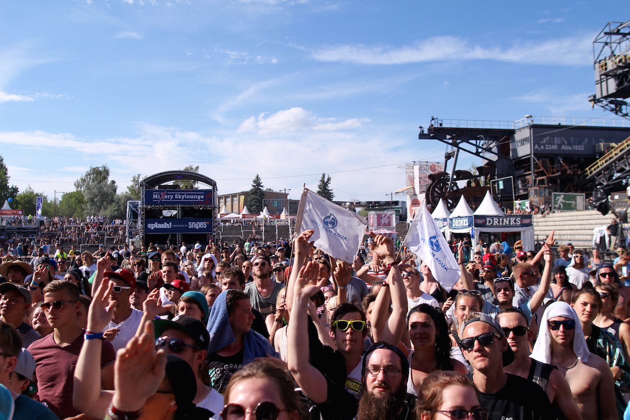 Ferropolis im Sternzeichen des Hip Hop! – Viva Con Agua im Publikum.