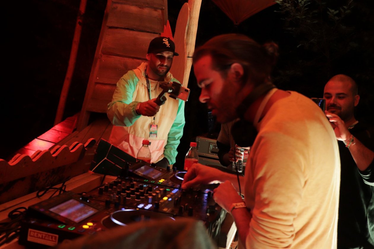 Ferropolis im Zeichen des Hip Hops. – Auf der The Corner-Stage.