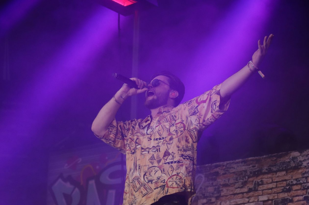 Ferropolis im Zeichen des Hip Hops. – Bausa.