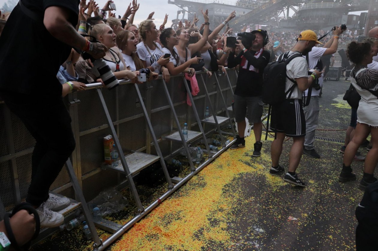 Ferropolis im Zeichen des Hip Hops. – Bausa.