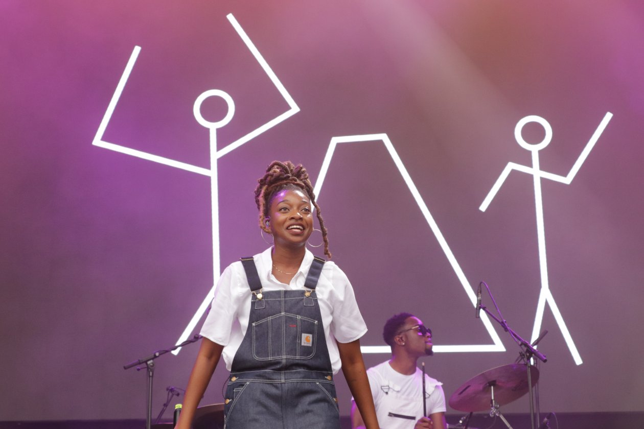 Ferropolis im Zeichen des Hip Hops. – Little Simz.