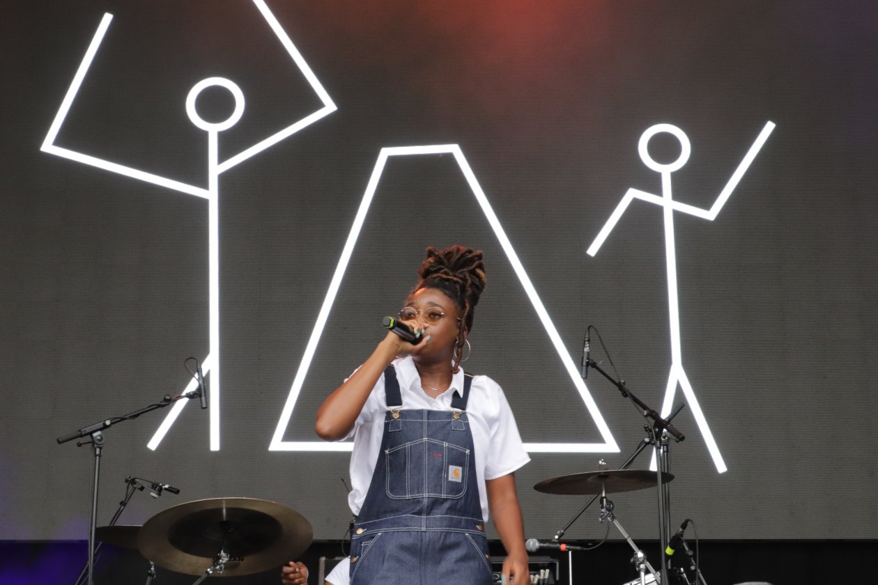 Ferropolis im Zeichen des Hip Hops. – Little Simz.