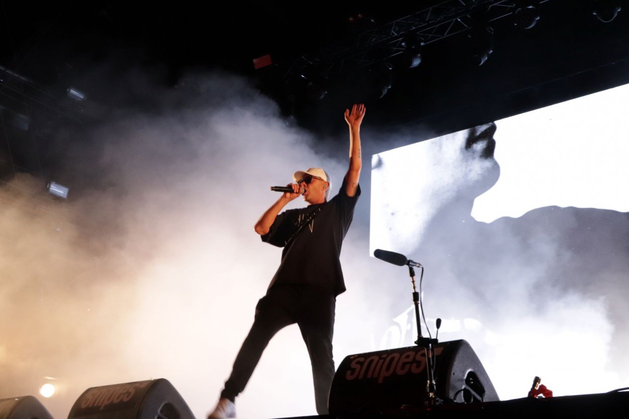 Ferropolis im Zeichen des Hip Hops. – Trettmann.