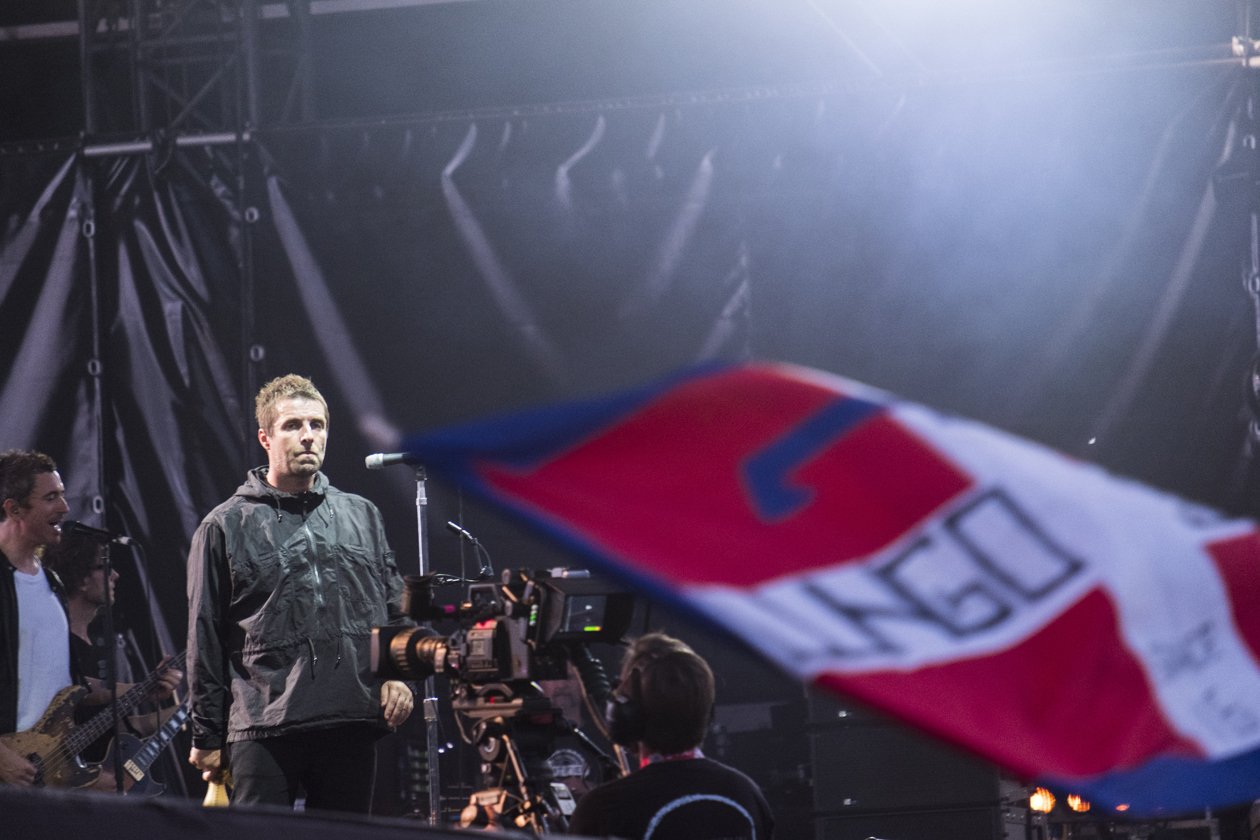 Die Fotos zum Festival-Tagebuch: Über eine Woche lang entsteht auf der Budapester Donauinsel eine eigene Welt. – Liam Gallagher.