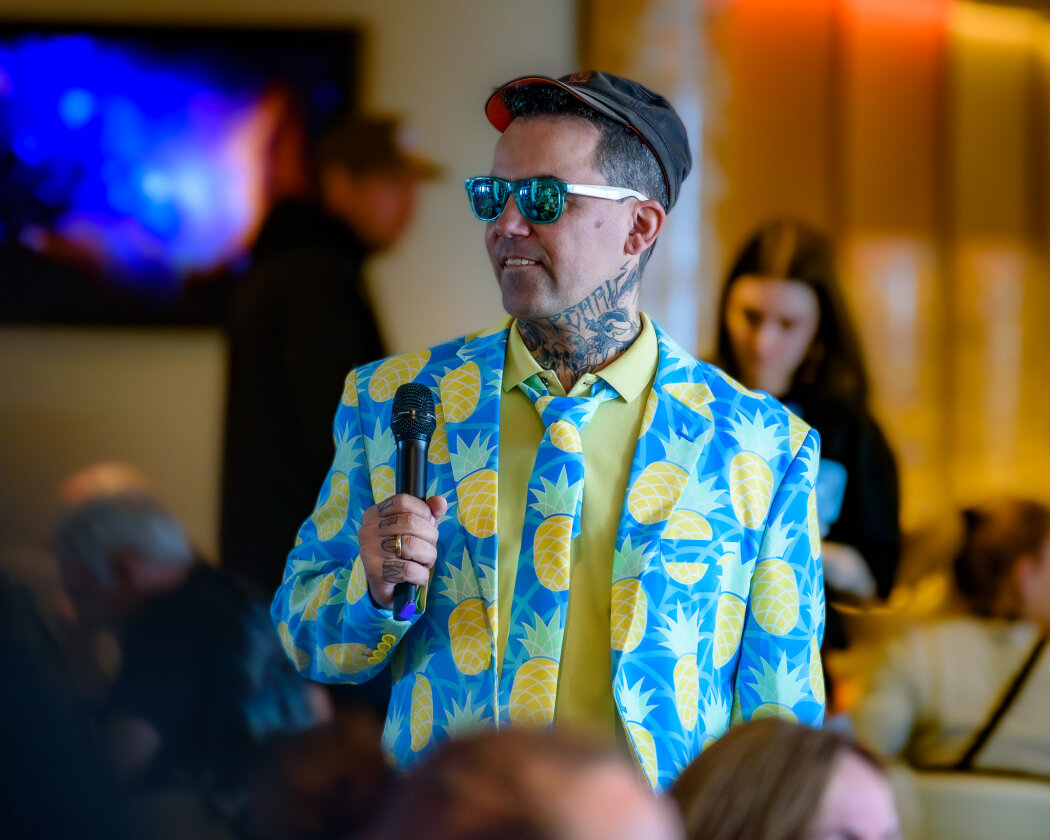 Mit The Boss Hoss, Sick Of It All, Knorkator, Dog Eat Dog, The Subways, Stick To Your Guns u.a. - Tattoo Convention auf hoher See. – Quizmaster Nori Storm.