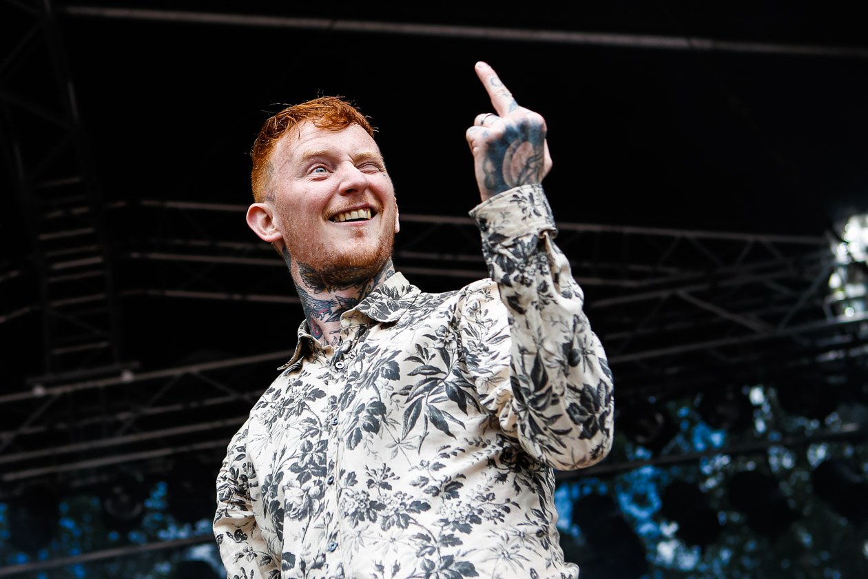Metalcore, Punk etc. - ein Tag Nackenschmerzen in Münster. – Frank Carter.