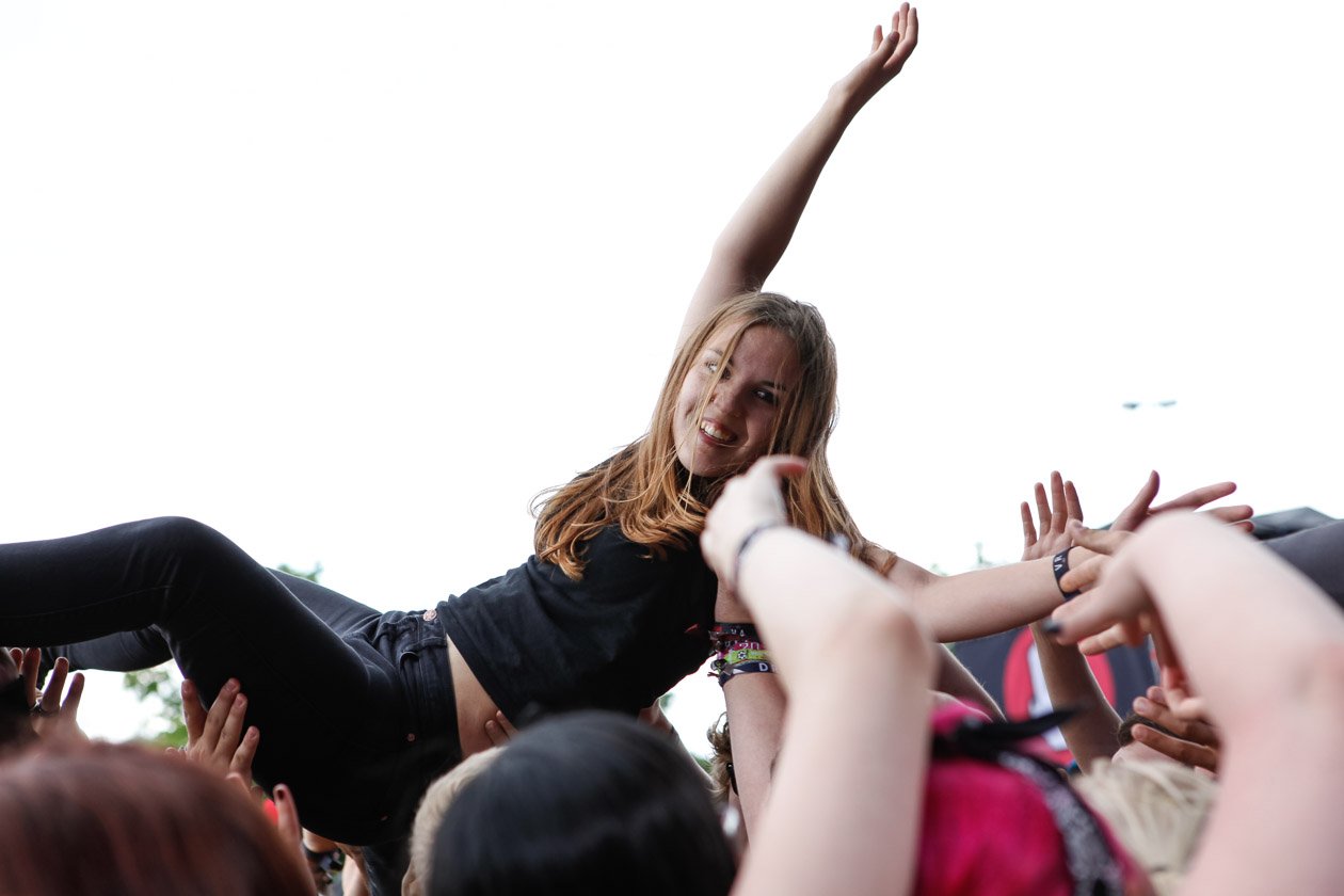 Metalcore, Punk etc. - ein Tag Nackenschmerzen in Münster. – Surfing the crowd.