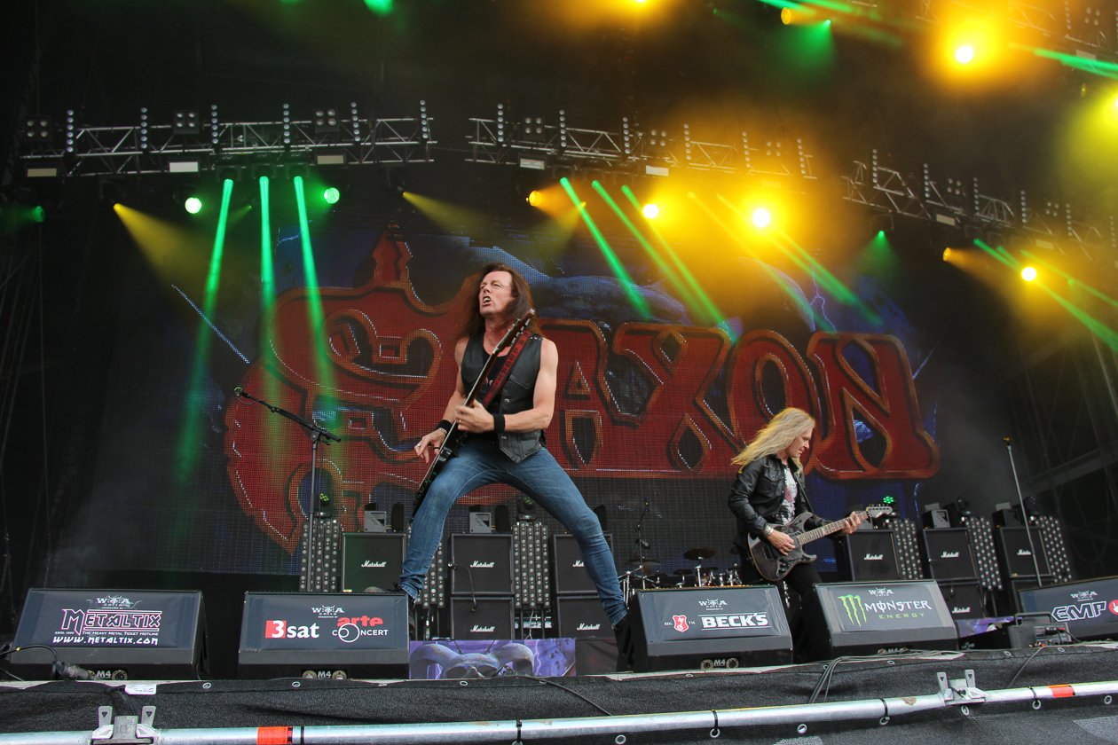Die 27. Auflage des Metal-Monsters in dem kleinen Dorf Wacken in Schleswig-Holstein. – Saxon.