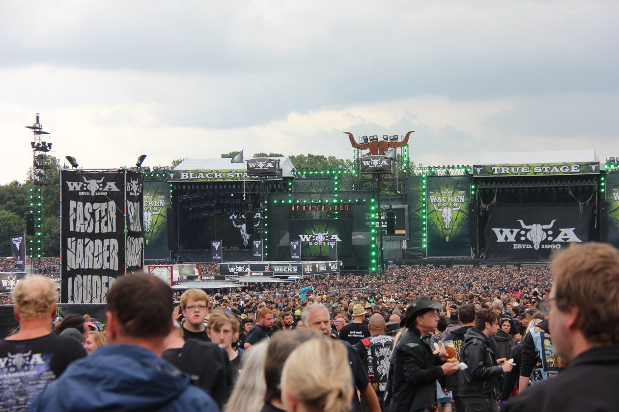 Die 27. Auflage des Metal-Monsters in dem kleinen Dorf Wacken in Schleswig-Holstein. – Zehntausende in Wacken.